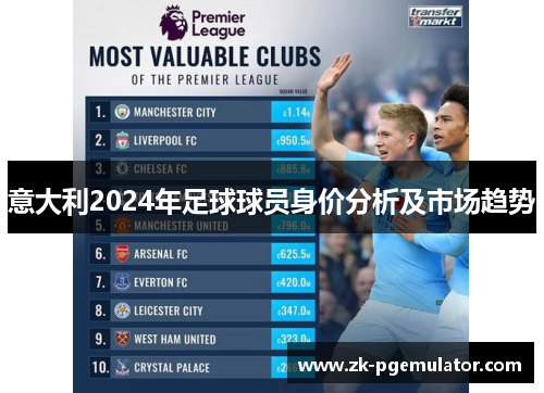 意大利2024年足球球员身价分析及市场趋势