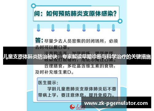 儿童支原体肺炎防治秘诀：专家解读早期诊断与科学治疗的关键措施